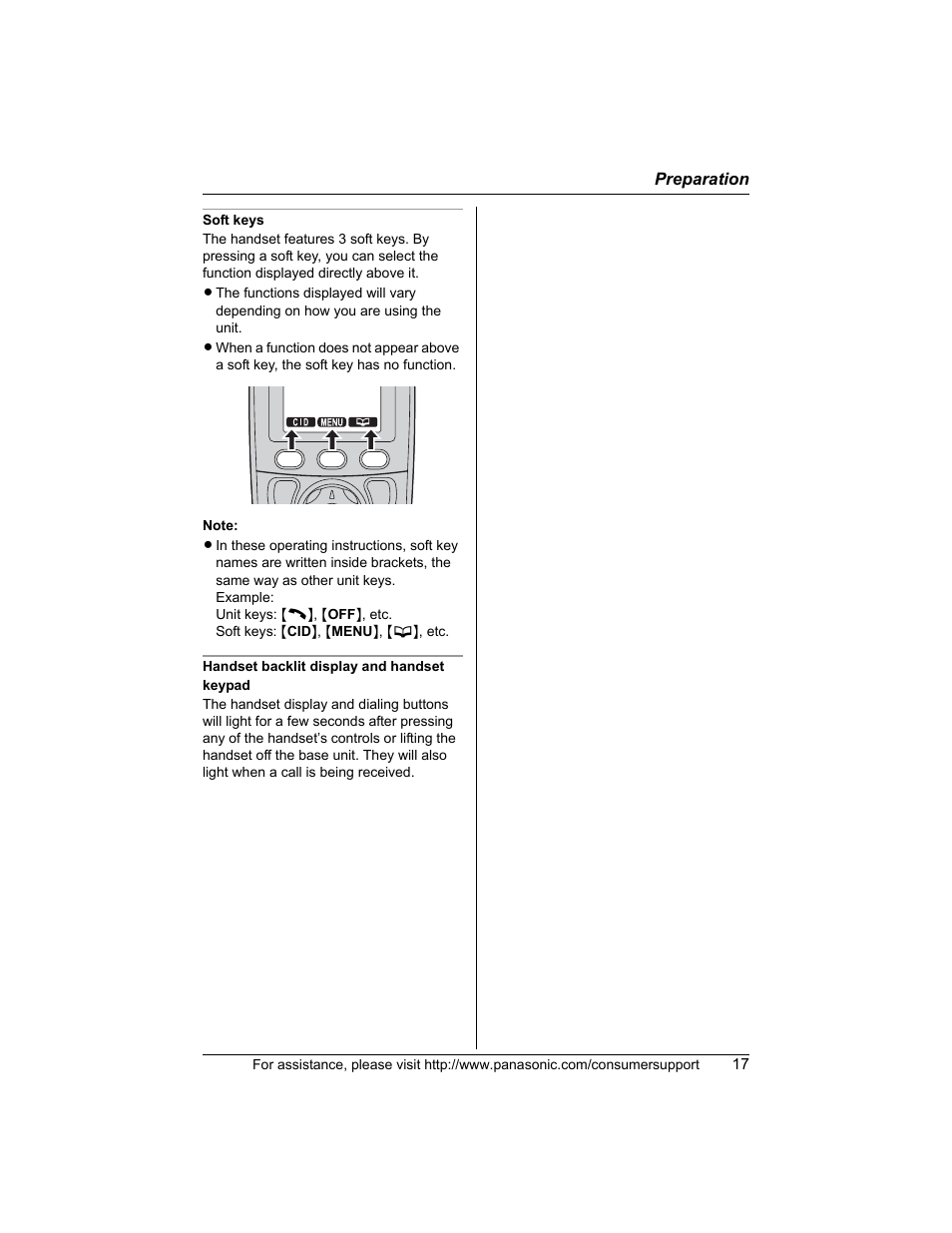 Panasonic KX-TG5456 User Manual | Page 17 / 76