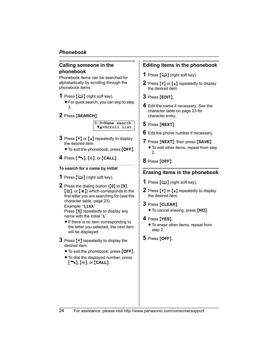 Panasonic KX-TG5456 User Manual | Page 24 / 76
