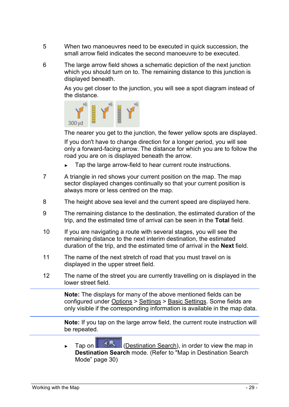 Map in preview mode | Panasonic CN-GP50N User Manual | Page 29 / 39