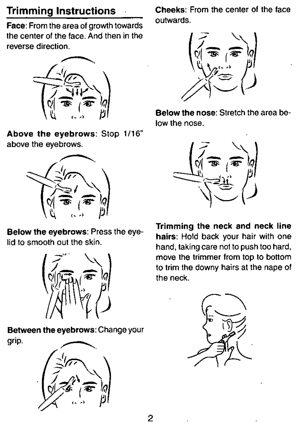 Id -si m | Panasonic ES107 User Manual | Page 3 / 12