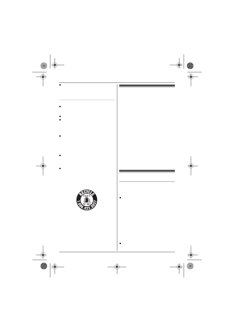 Important safety instructions, For best performance, Important safety instructions for best performance | Panasonic KX-TG4132 User Manual | Page 6 / 56