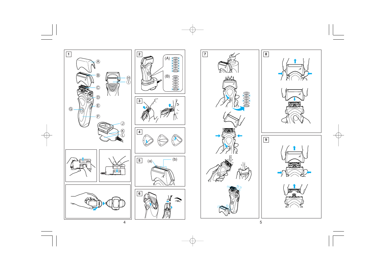 Panasonic ES8090 User Manual | Page 3 / 16