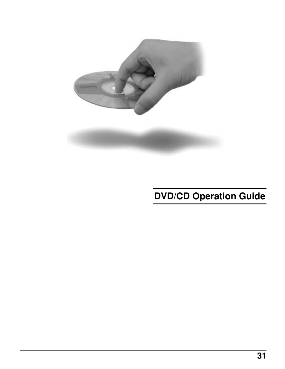 Dvd (cd) operation guide | Panasonic TC 11LV1 User Manual | Page 31 / 60