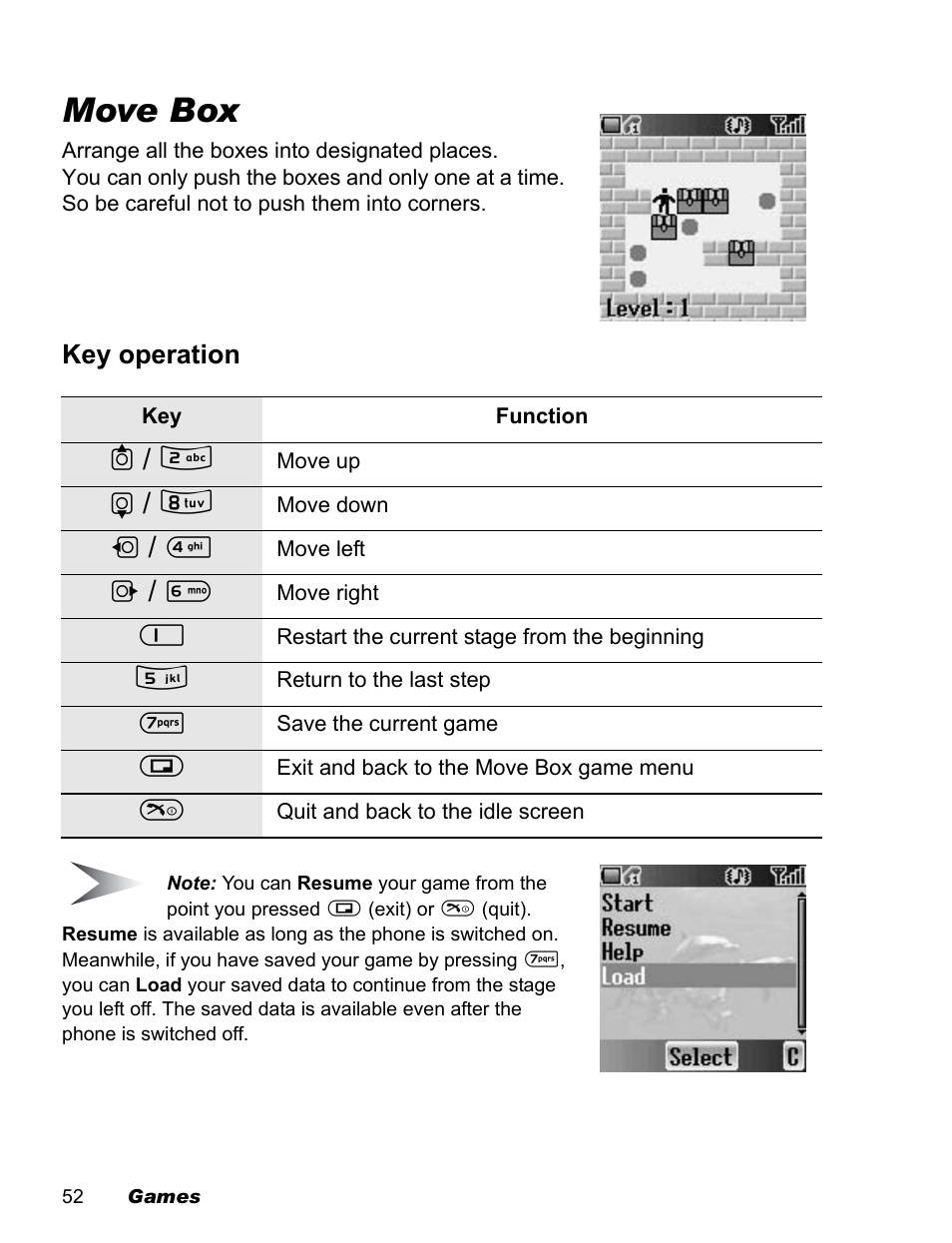 Move box | Panasonic EB-X100 User Manual | Page 54 / 109