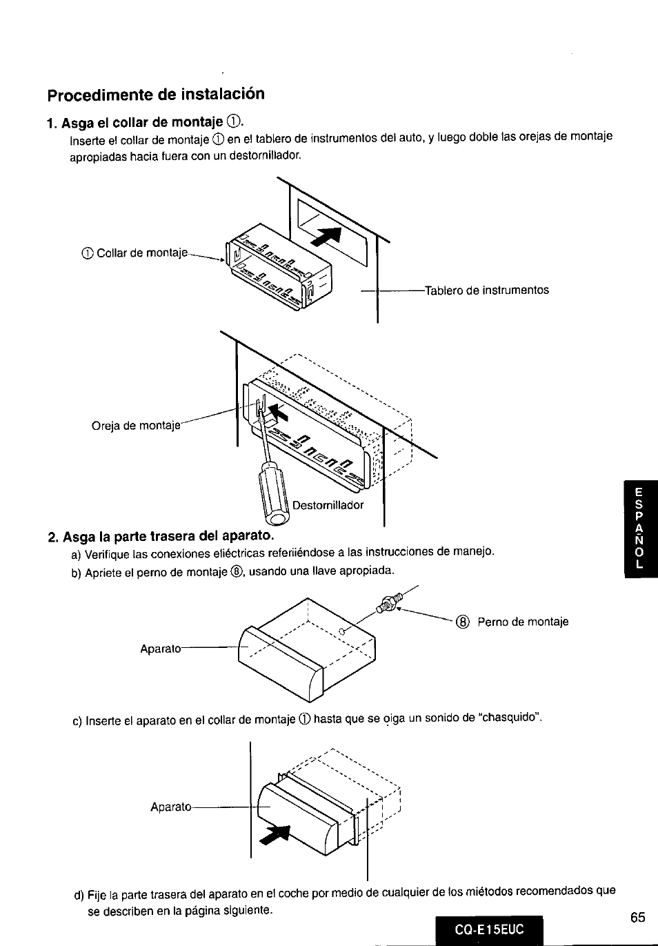 Panasonic CQE15EUC User Manual | Page 65 / 76