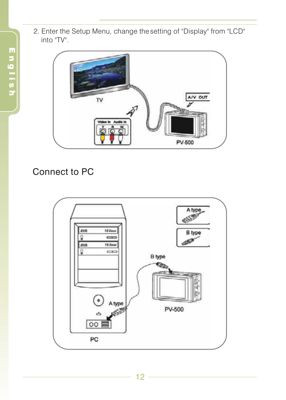 Panasonic MDVR-12 User Manual | Page 12 / 38