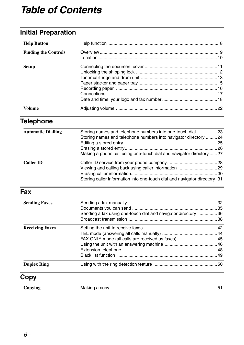 Panasonic KX-FLB753HK User Manual | Page 6 / 90