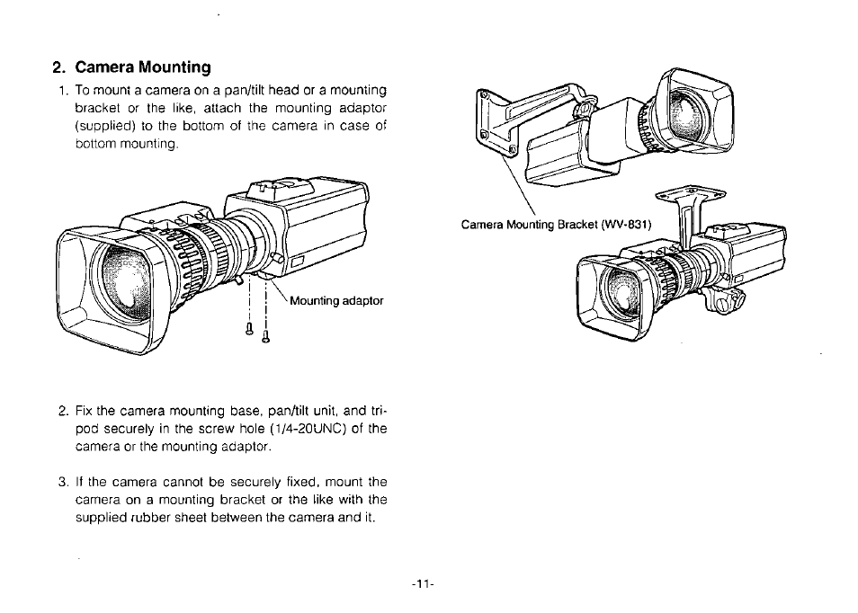 Panasonic Convertible Camera AW-E800 User Manual | Page 13 / 56