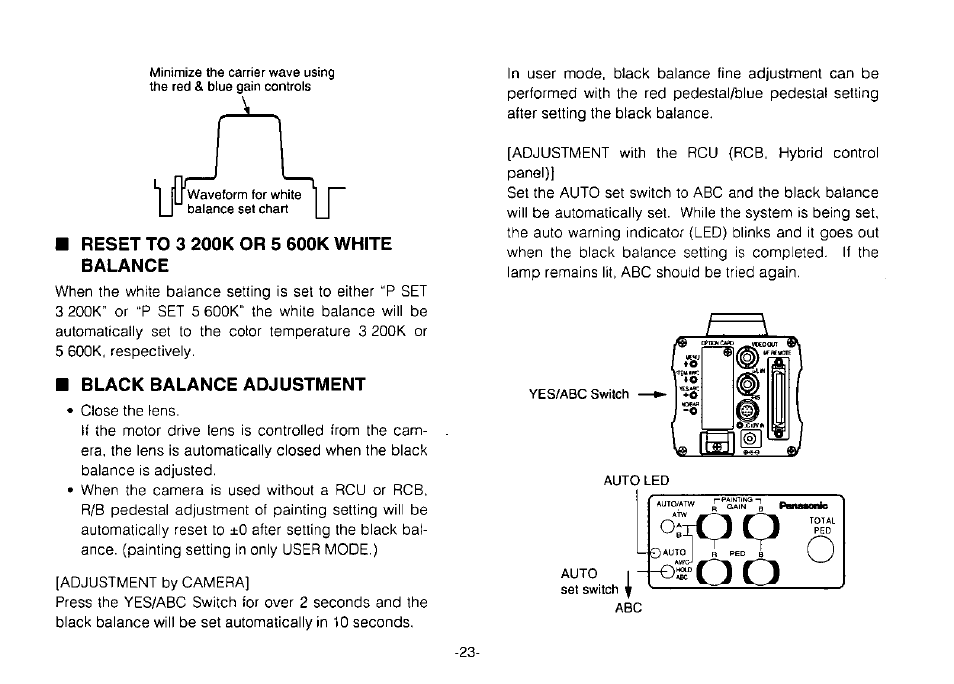 Panasonic Convertible Camera AW-E800 User Manual | Page 25 / 56