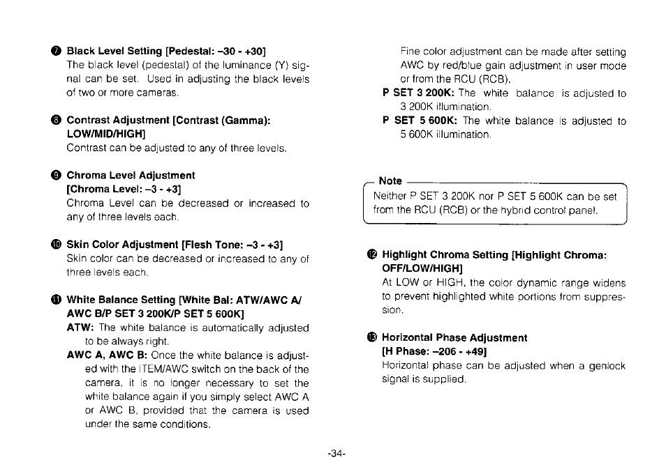 Panasonic Convertible Camera AW-E800 User Manual | Page 36 / 56