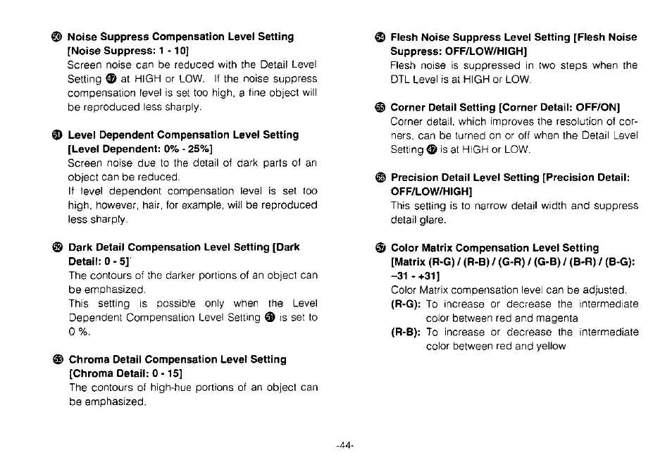 Panasonic Convertible Camera AW-E800 User Manual | Page 46 / 56