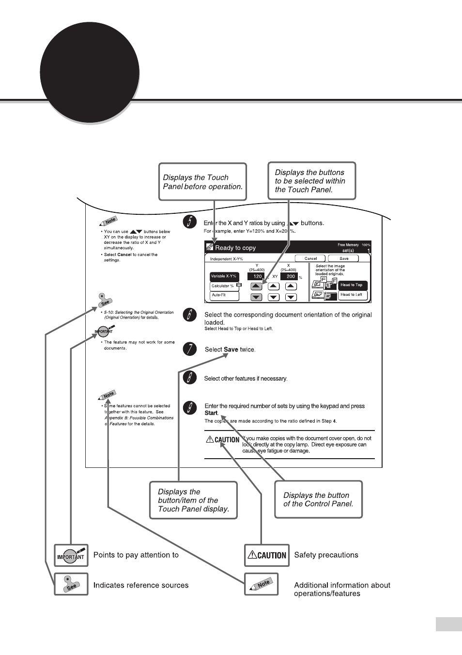 Conventions | Panasonic DP-7000 User Manual | Page 11 / 80