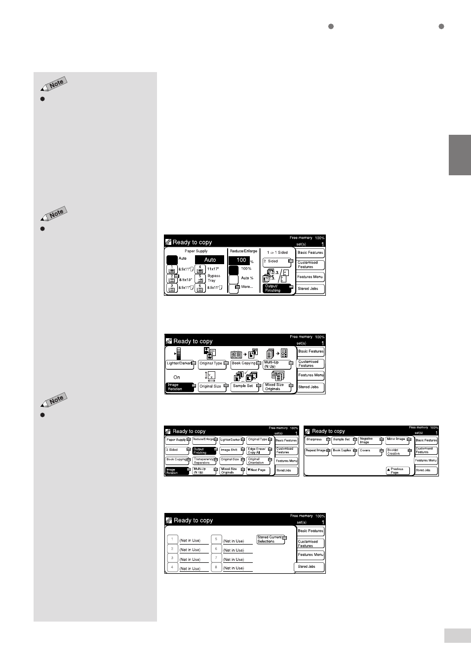 Changing the display screen | Panasonic DP-7000 User Manual | Page 31 / 80