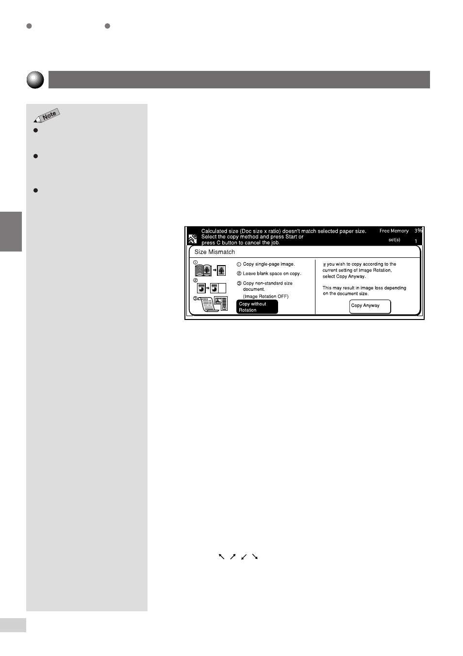 Screen display when using document glass | Panasonic DP-7000 User Manual | Page 60 / 80