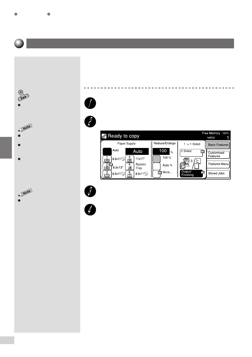 Size-for-size copying | Panasonic DP-7000 User Manual | Page 66 / 80
