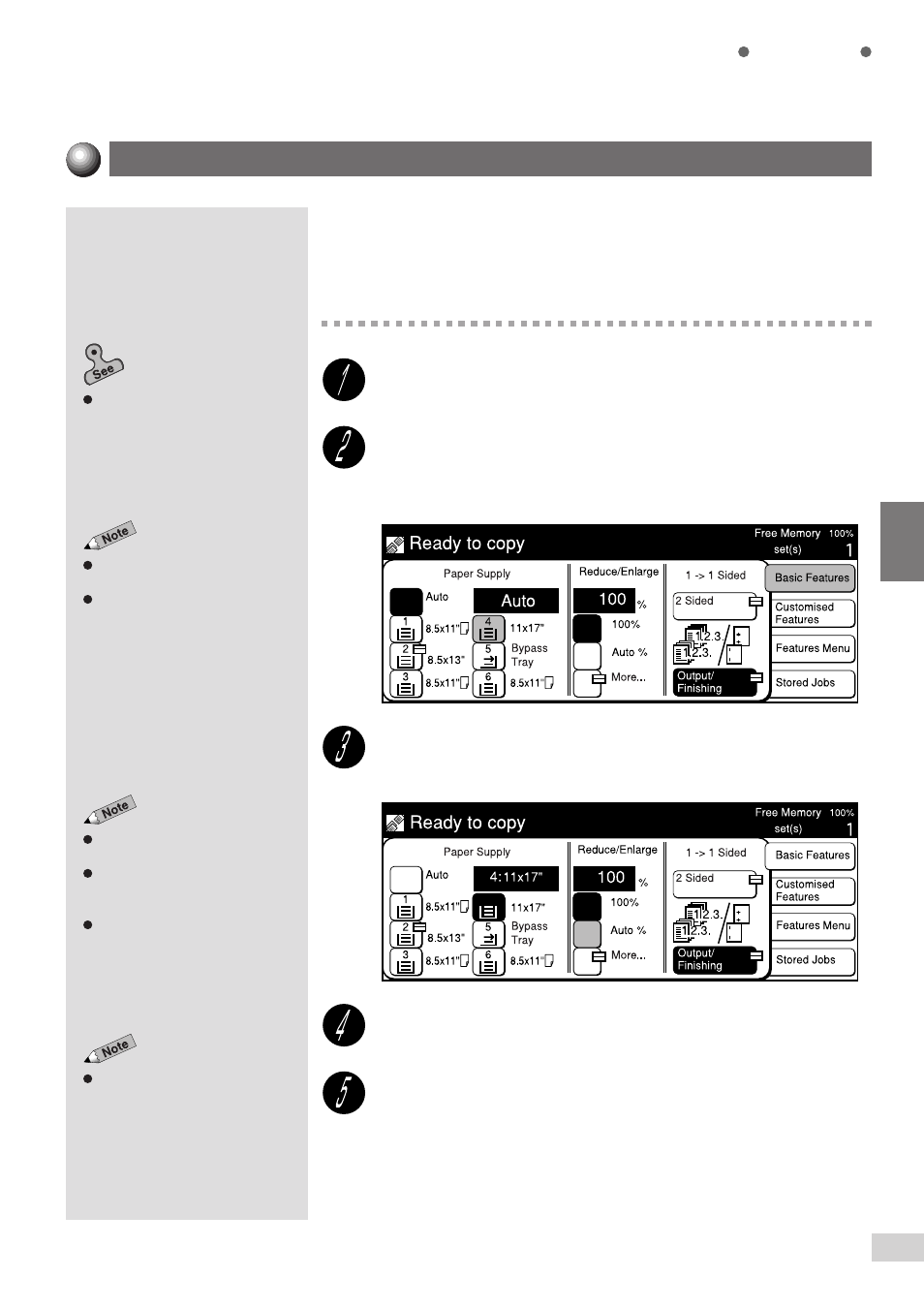 Reduction or enlargement | Panasonic DP-7000 User Manual | Page 67 / 80