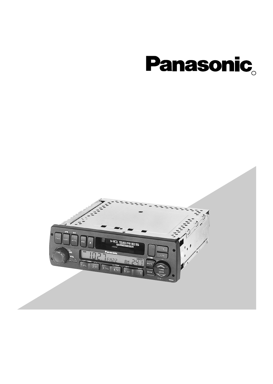 Panasonic CQ-4300U User Manual | 32 pages