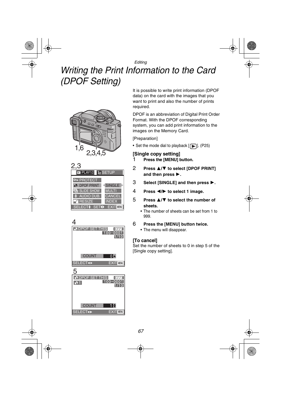 Panasonic DMC-FZ1PP User Manual | Page 67 / 108