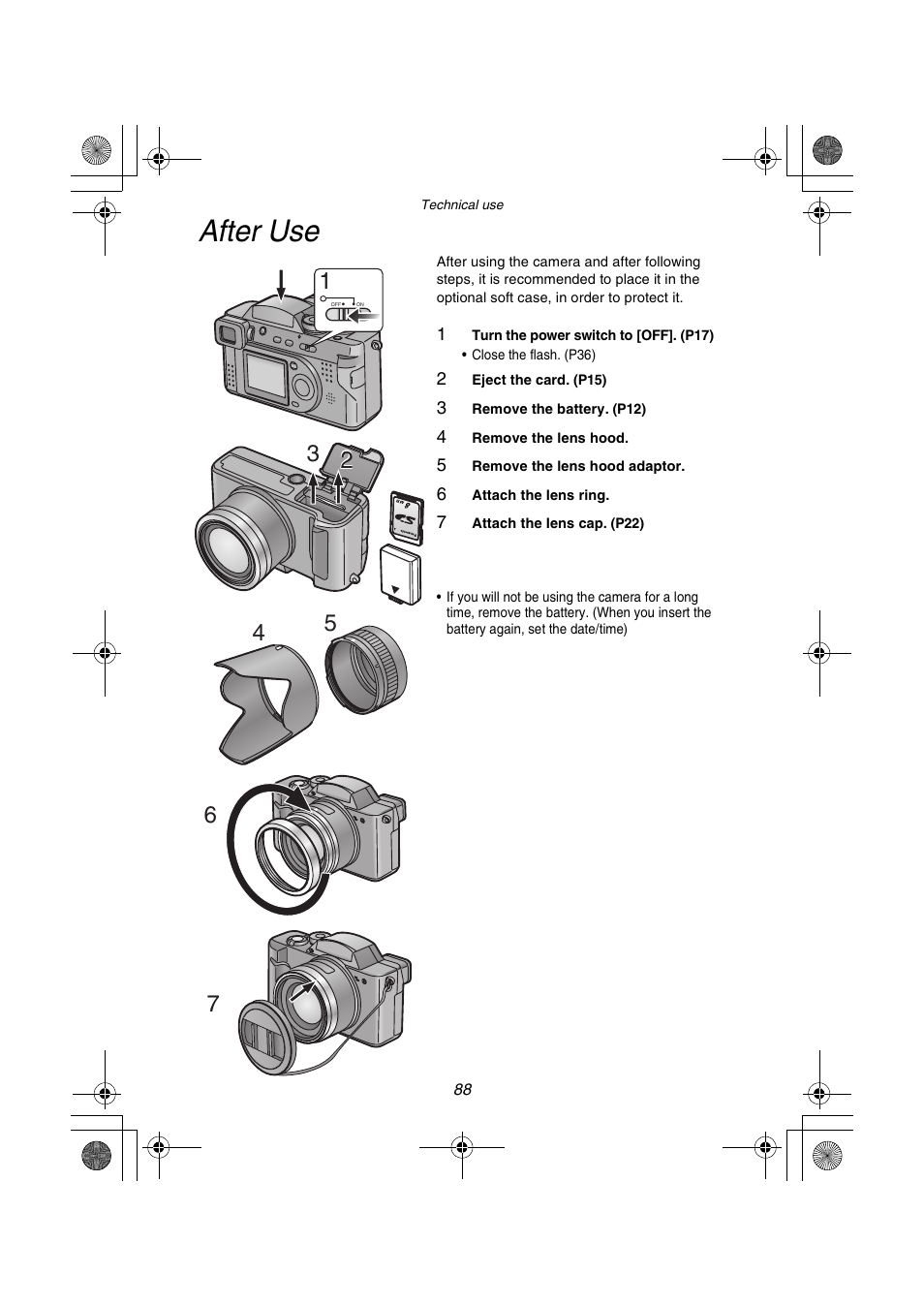 After use | Panasonic DMC-FZ1PP User Manual | Page 88 / 108