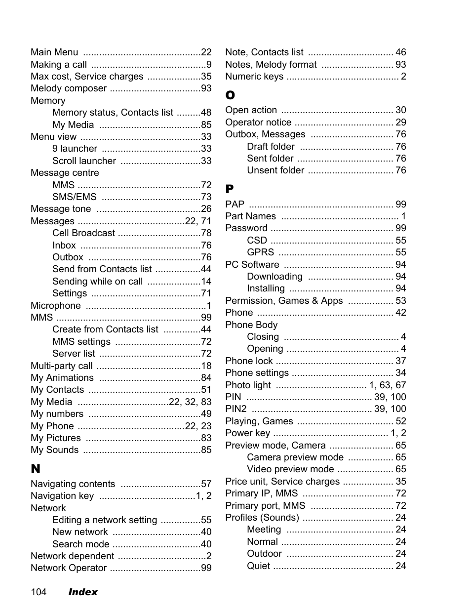 Panasonic EB-X500 User Manual | Page 107 / 110