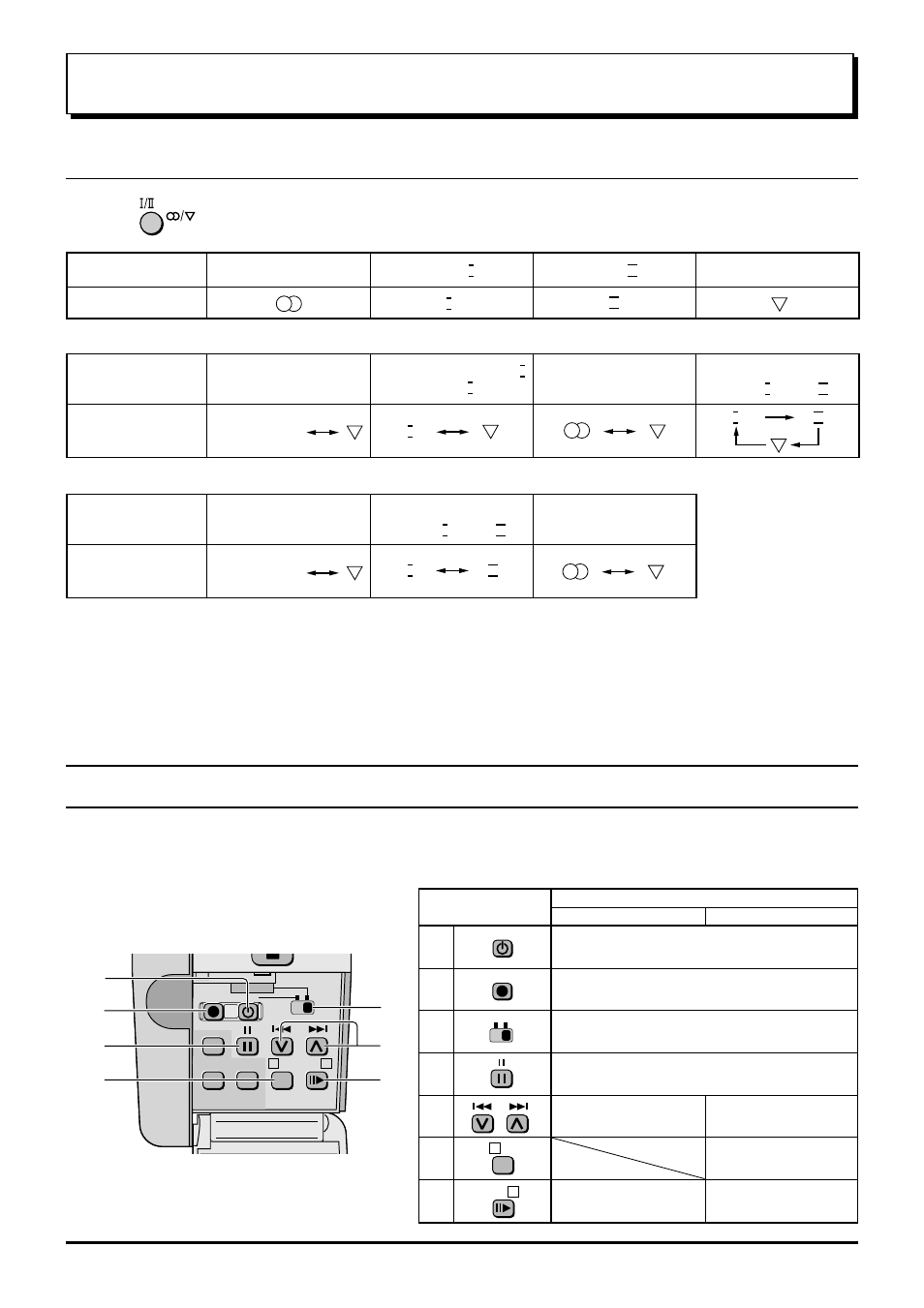 Advanced remote control operation, Stereo bilingnal sound selection, Vcr / ld / dvd control | Stereo bilingual sound selection | Panasonic TX-47P500X User Manual | Page 40 / 44