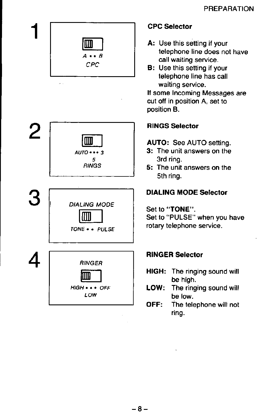 Panasonic KX-T2395D-W User Manual | Page 15 / 54