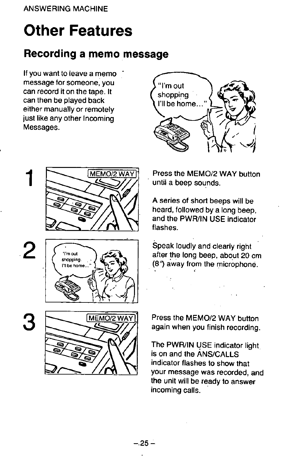 Other features | Panasonic KX-T2395D-W User Manual | Page 32 / 54