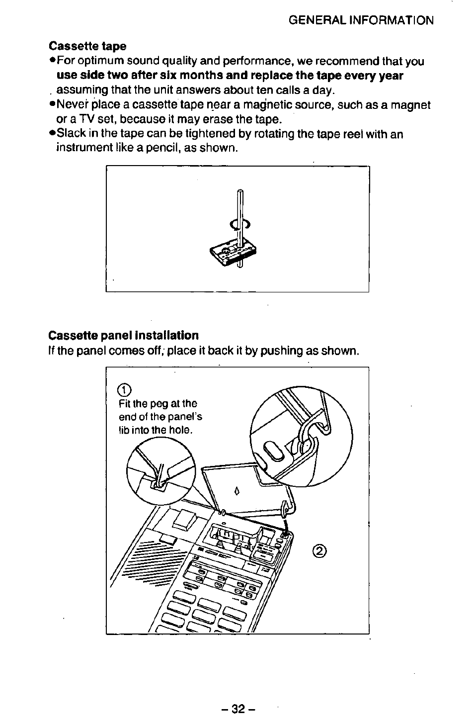 Panasonic KX-T2395D-W User Manual | Page 39 / 54