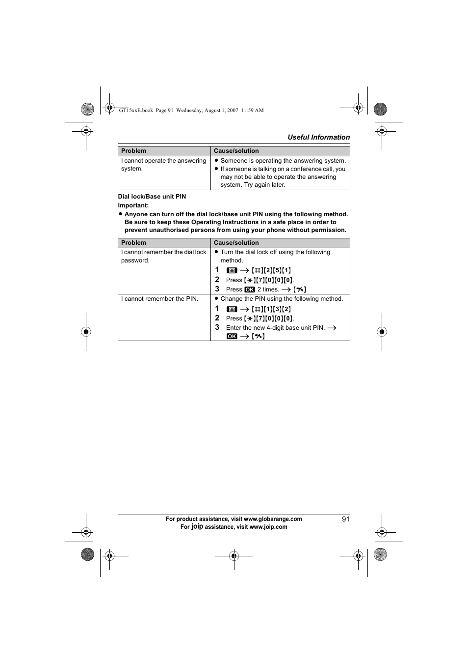 Panasonic JOIP BB-GT1540E User Manual | Page 91 / 112