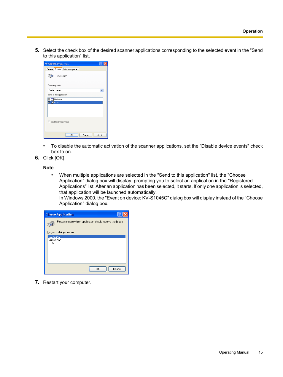 Panasonic KV-S1045C User Manual | Page 15 / 51