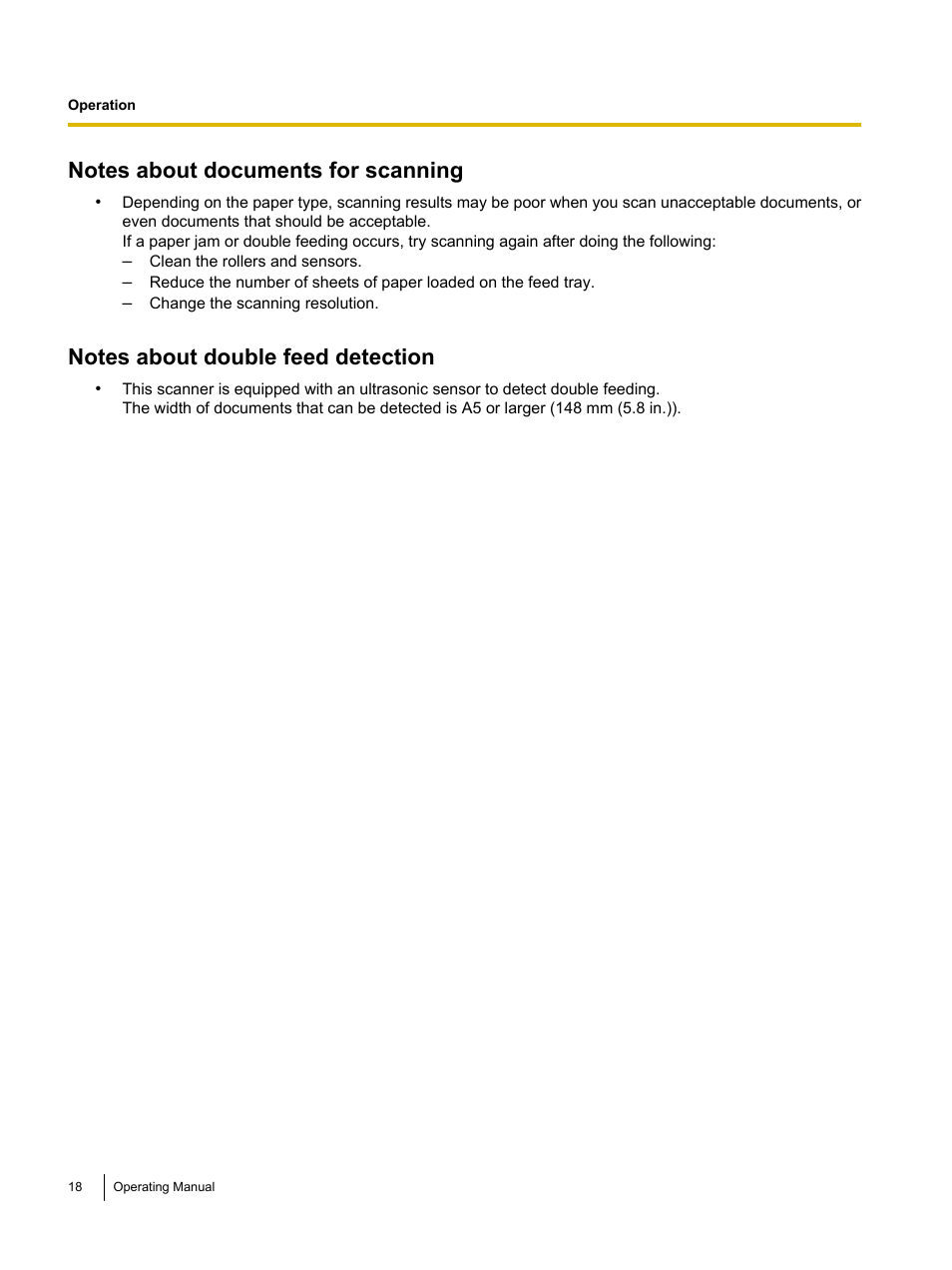 Panasonic KV-S1045C User Manual | Page 18 / 51