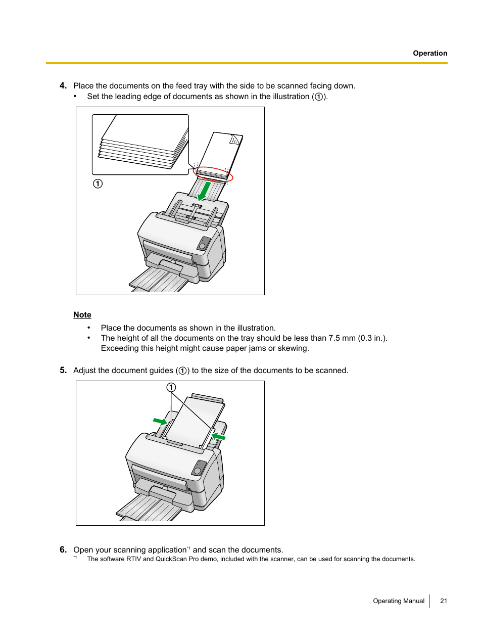 Panasonic KV-S1045C User Manual | Page 21 / 51