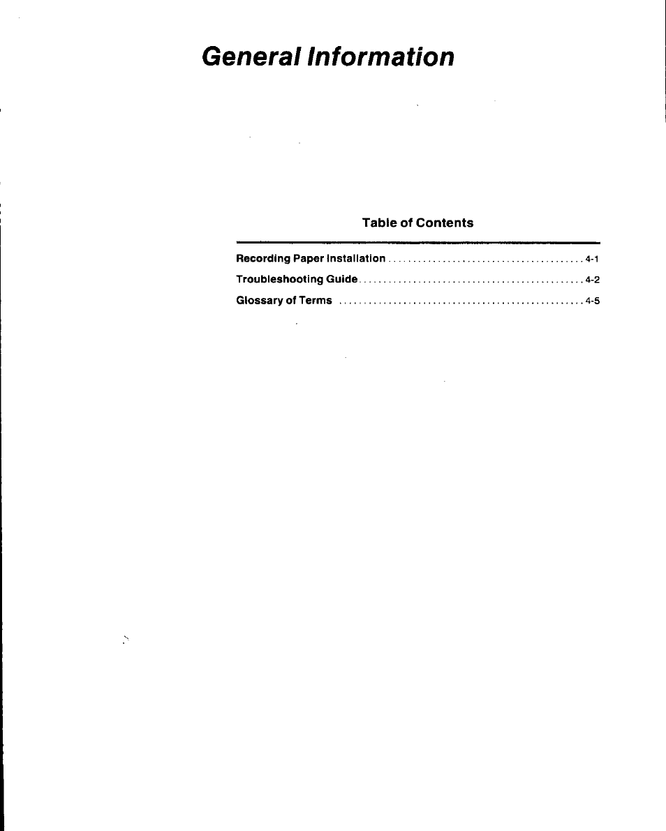 General information | Panasonic AUTO-LOGIC KX-F3500 User Manual | Page 48 / 54