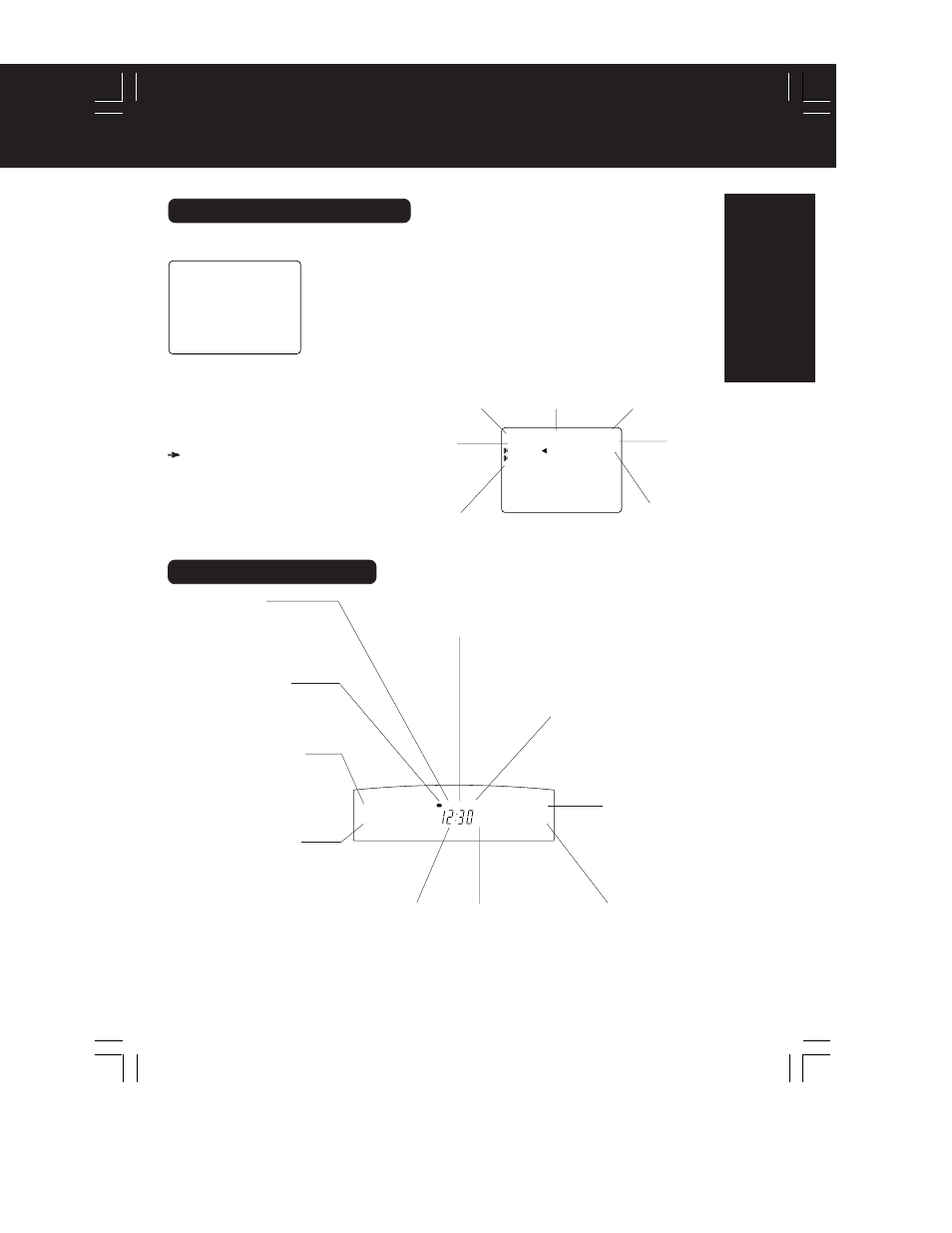 Displays (on screen & multi function), Initial setup (connection), Multi function display on screen displays (vcr) | Panasonic PV-D4762 User Manual | Page 11 / 64