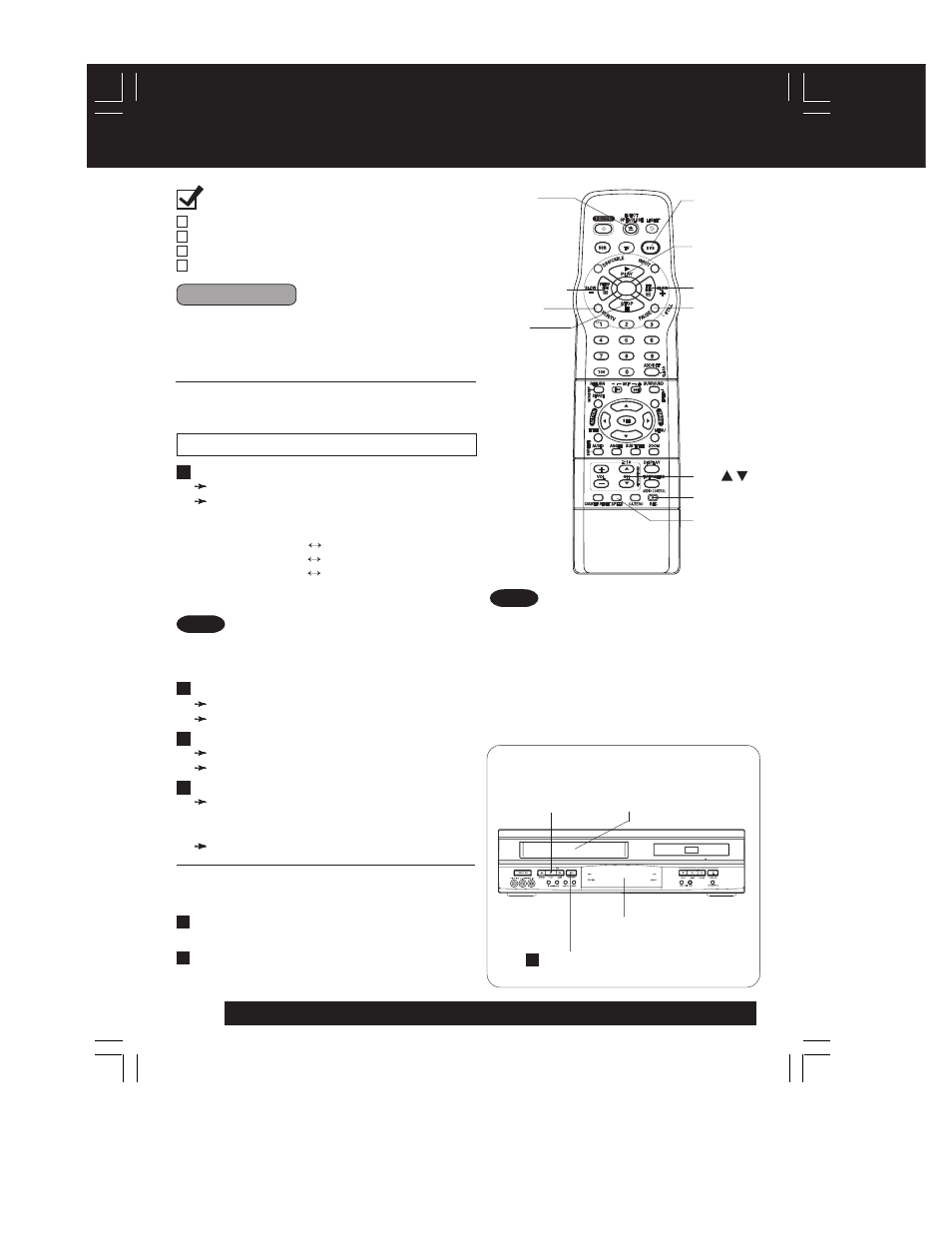 Playback/record on a tape, Playback/ record on a tape | Panasonic PV-D4762 User Manual | Page 20 / 64