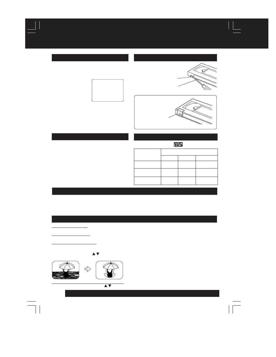 Deck & cassette information, Head cleaning, Cleaning deck | Features for a quality picture (vcr), Built-in head cleaner | Panasonic PV-D4762 User Manual | Page 6 / 64