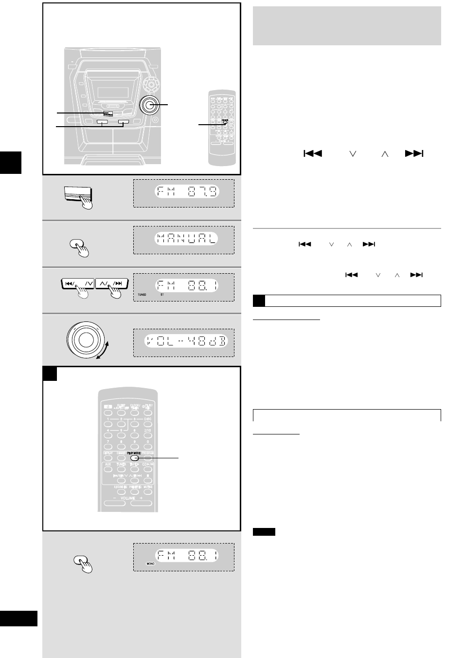 Radio operations, Listening to radio broadcasts | Panasonic SC-AK490 User Manual | Page 12 / 32