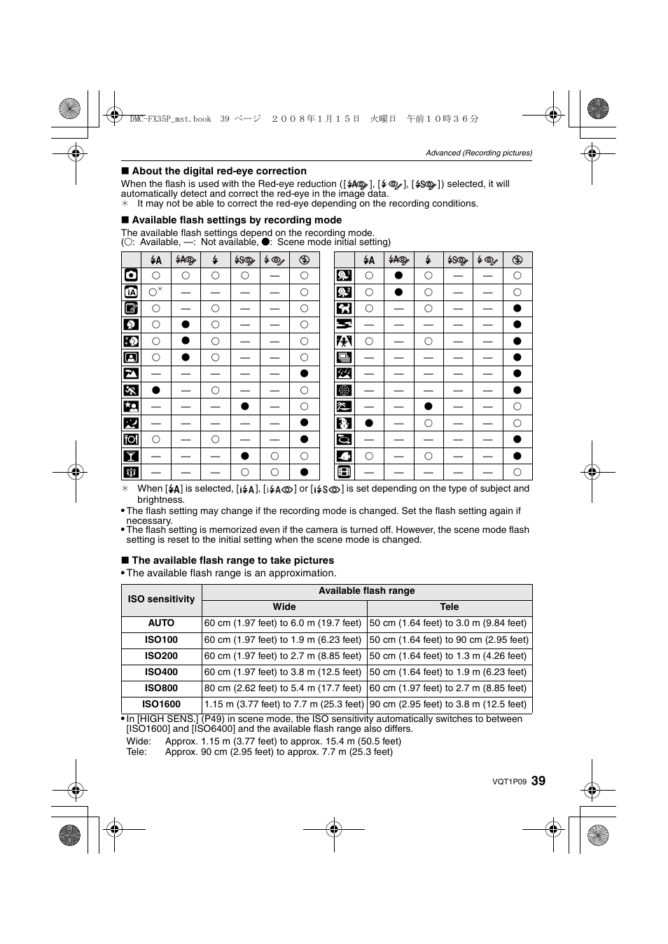 Panasonic DMC-FX35 User Manual | Page 39 / 128