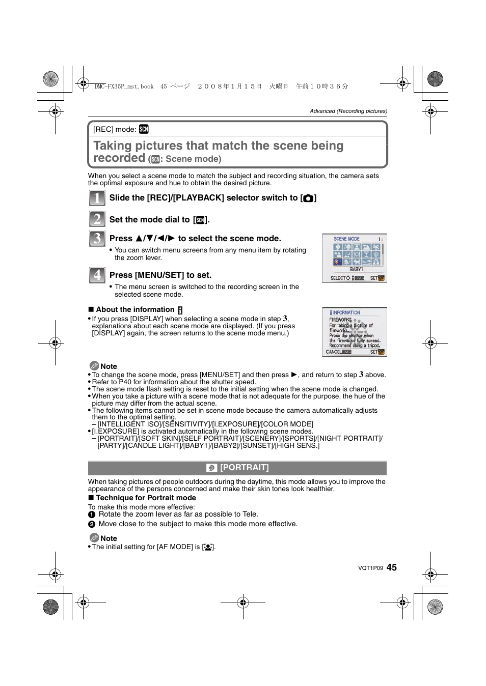 Panasonic DMC-FX35 User Manual | Page 45 / 128