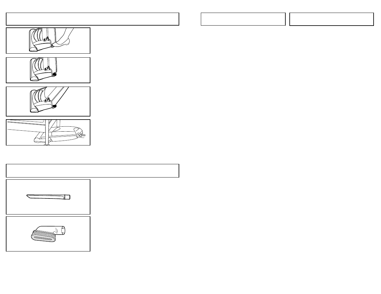 Handle adjustments, Tool usage, Handle adjustments tool usage | Panasonic MC-UG589 User Manual | Page 22 / 48