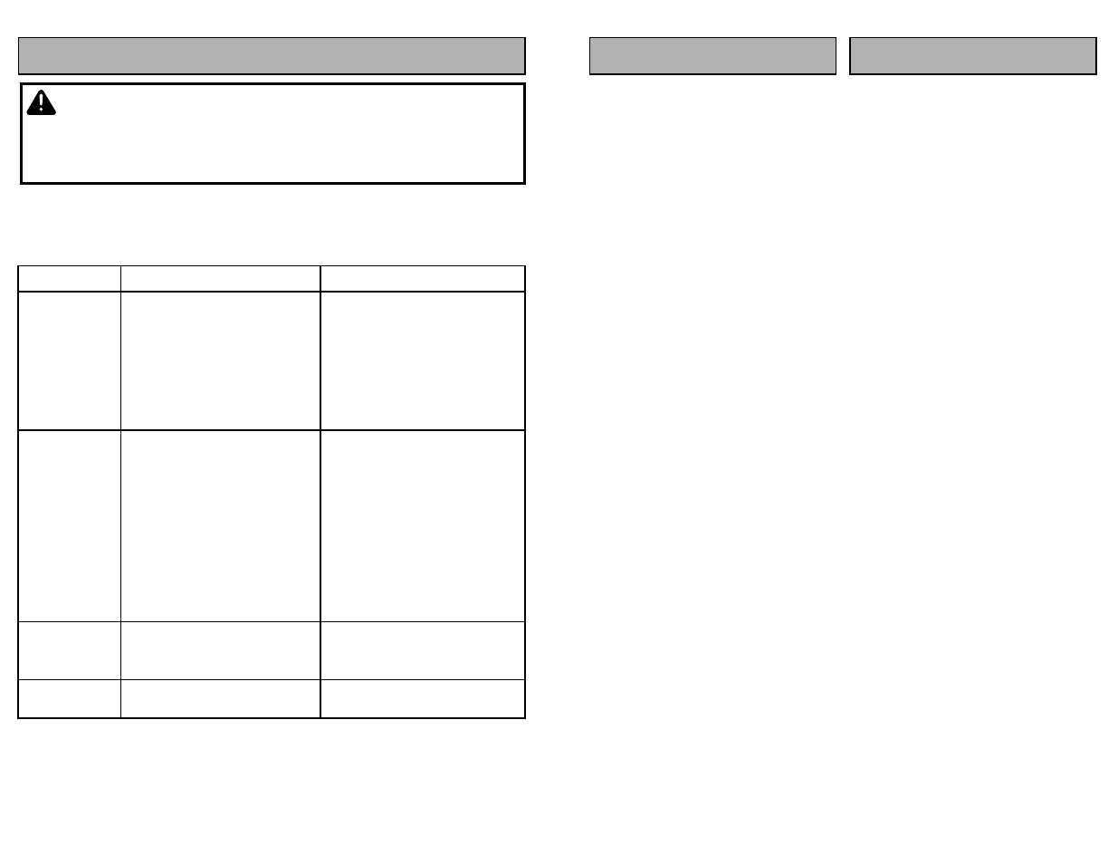 Before requesting service, Warning | Panasonic MC-UG589 User Manual | Page 40 / 48