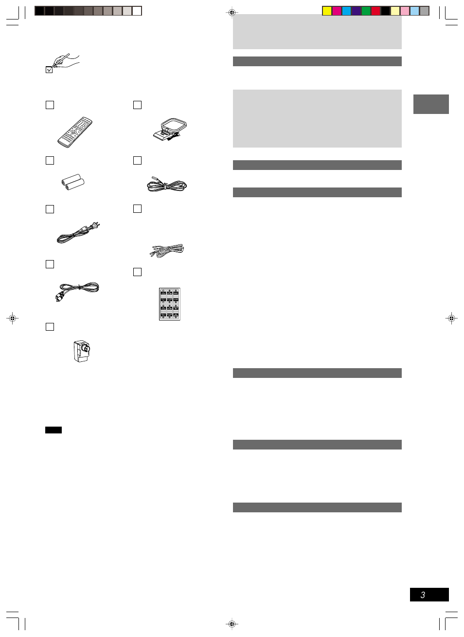 Panasonic SC-HT670 User Manual | Page 3 / 36