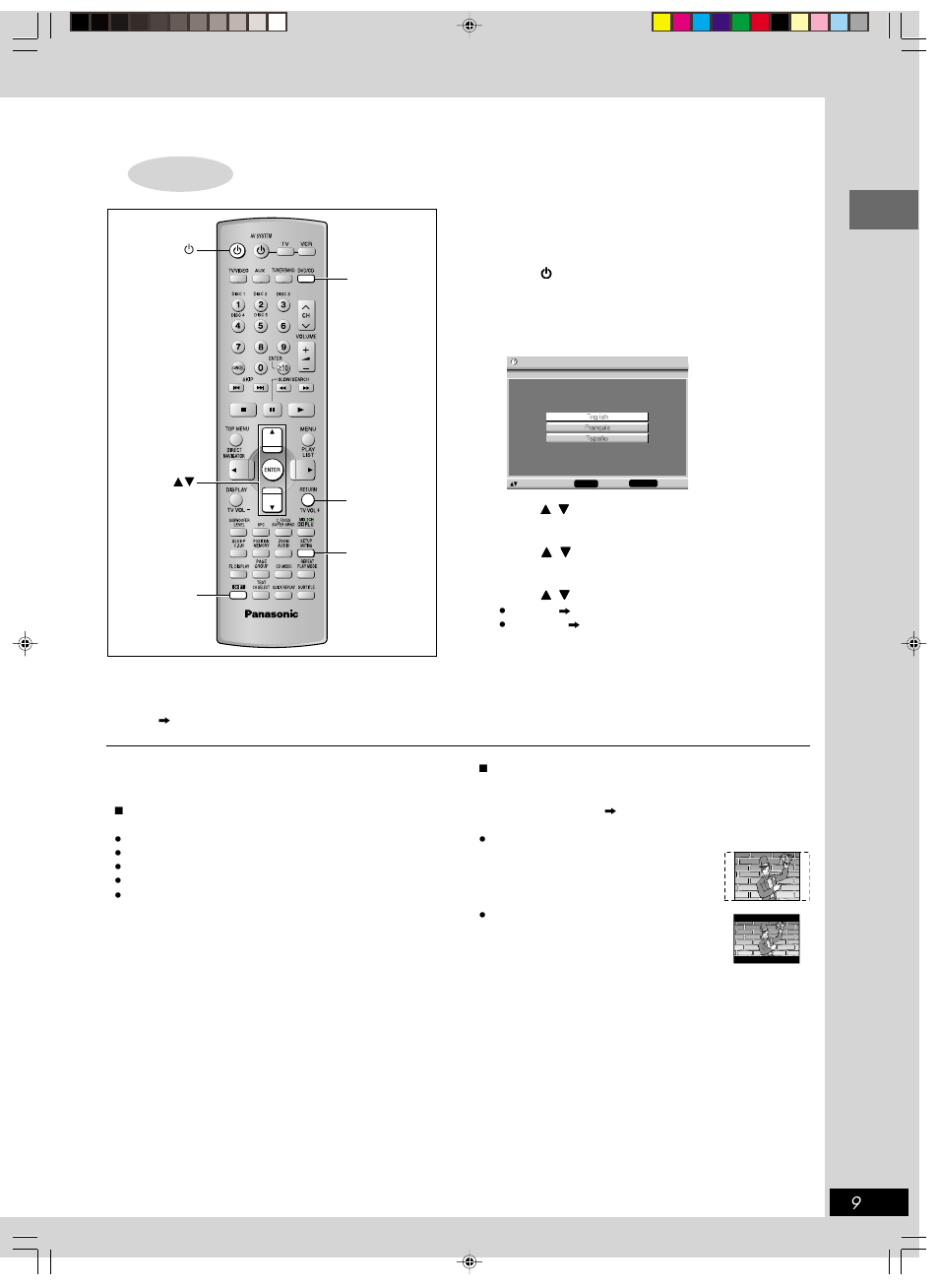 Step 6 quick setup, Step, Quick setup | Panasonic SC-HT670 User Manual | Page 9 / 36