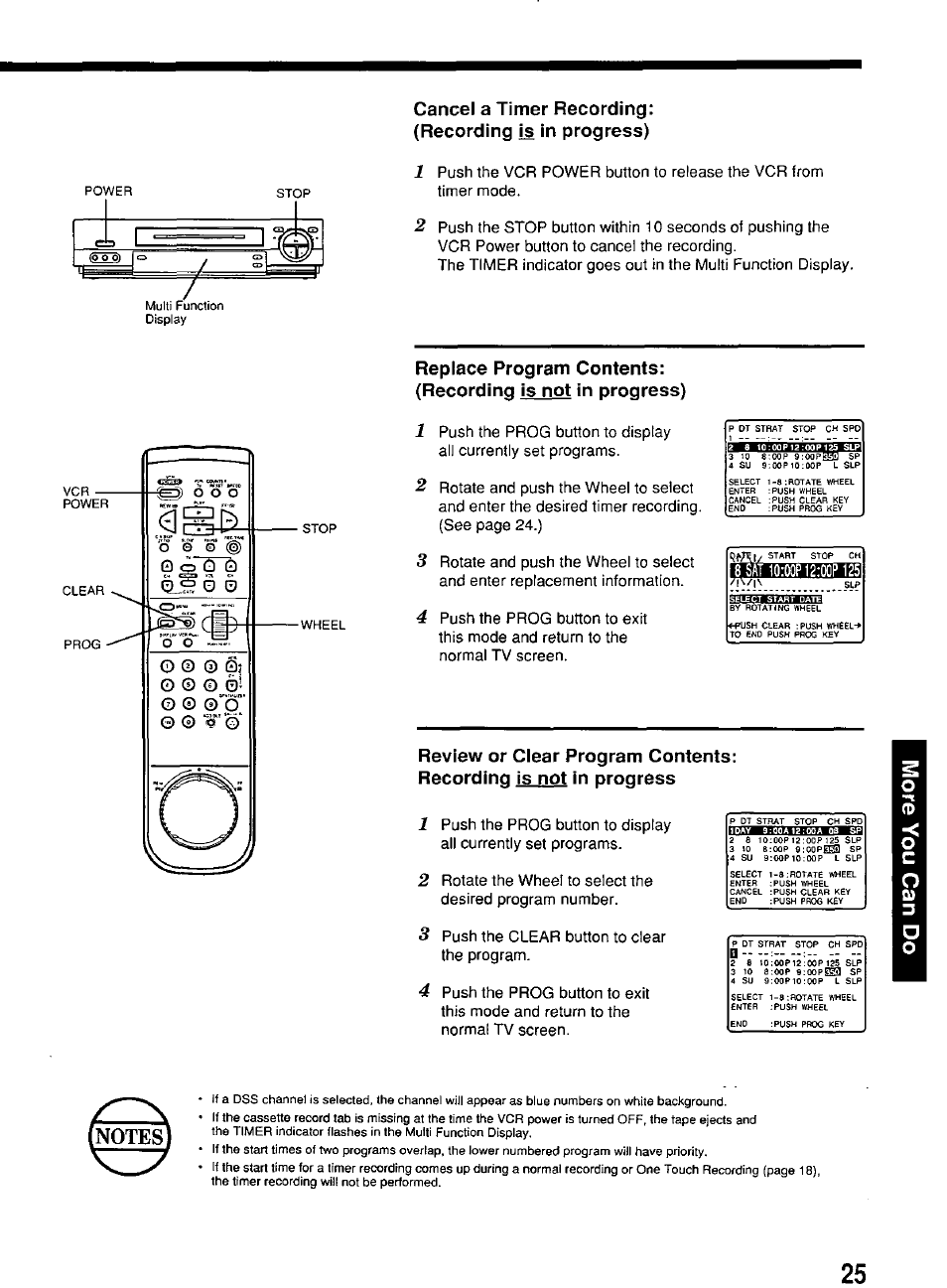 8sat10:00p12:00p125 | Panasonic PV-4664 User Manual | Page 25 / 40