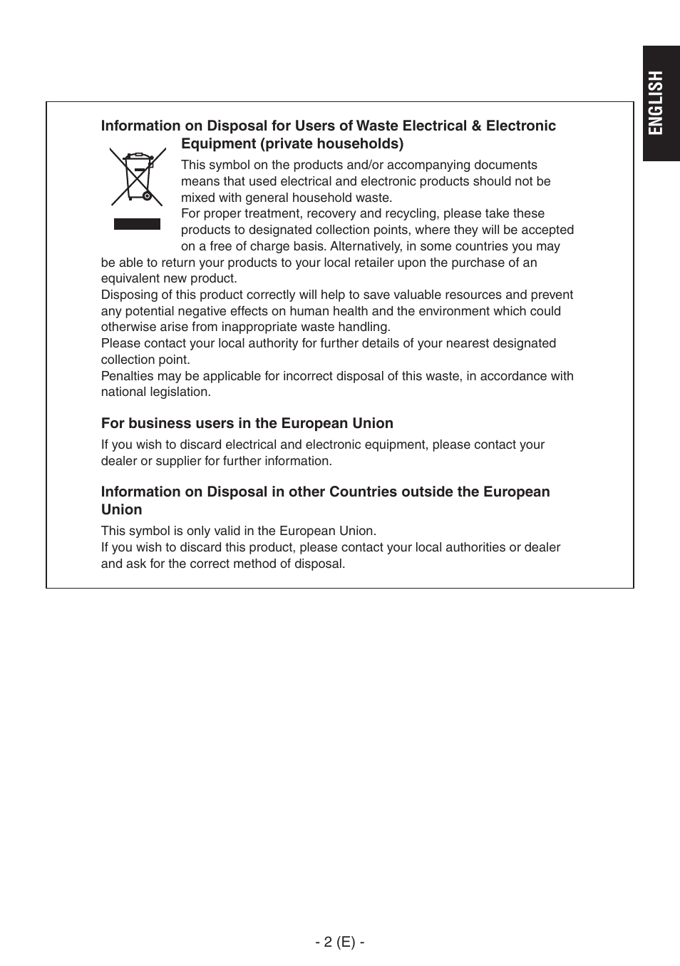 English | Panasonic AW-PB506AL User Manual | Page 3 / 17