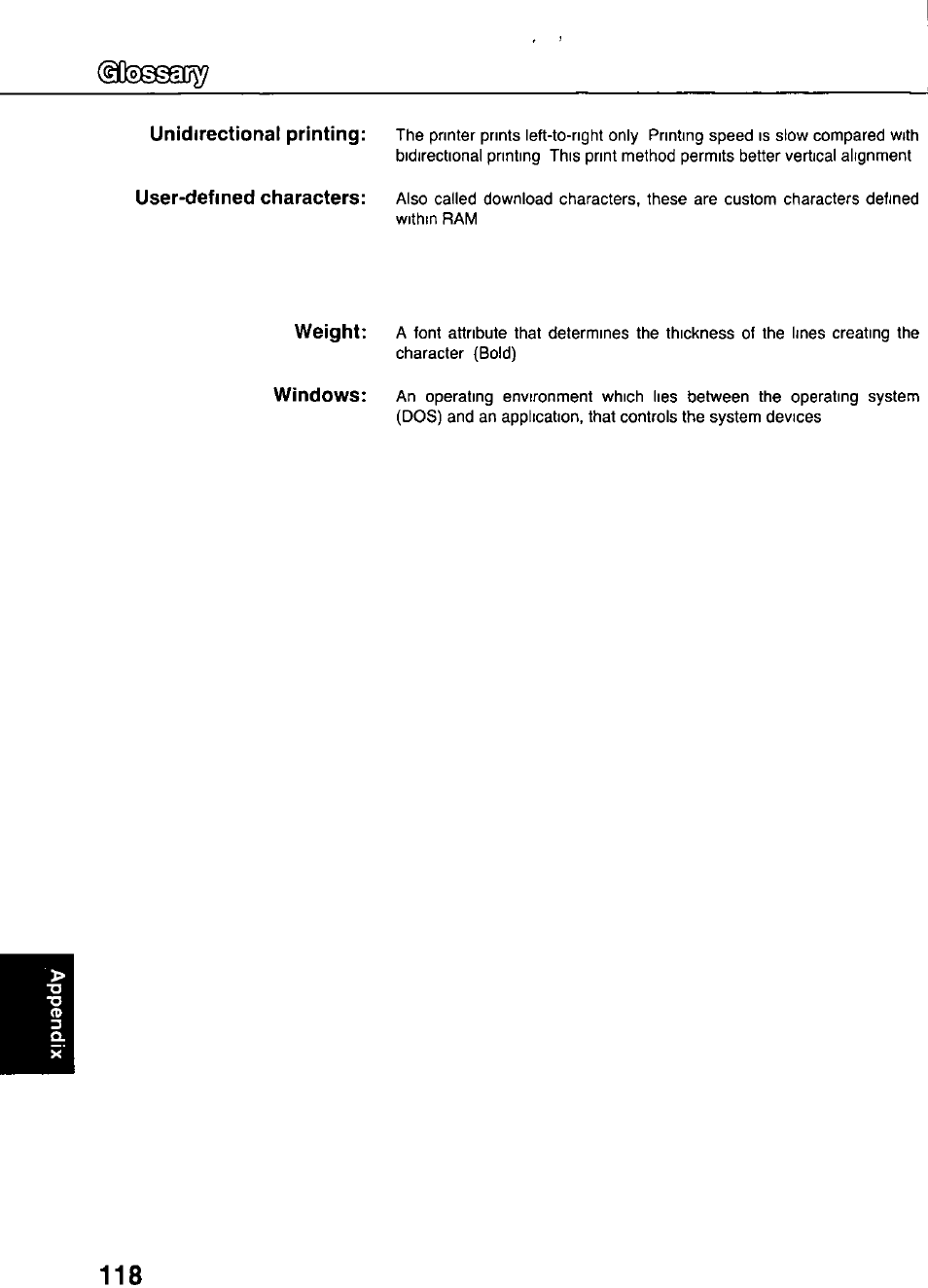 D®e@a3 | Panasonic KX-P3124 User Manual | Page 118 / 123