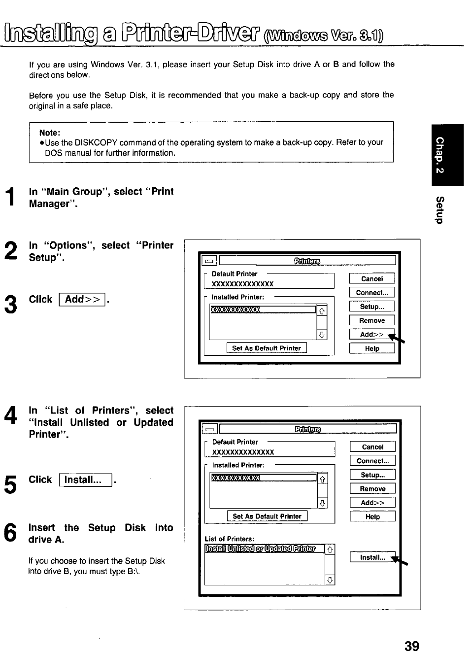 Doiiigimidciji]^ q | Panasonic KX-P3124 User Manual | Page 39 / 123