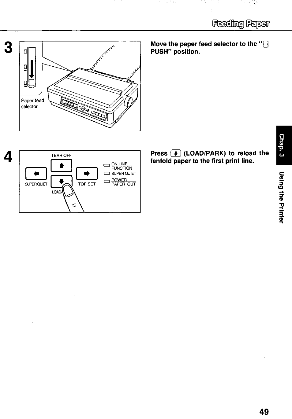 Panasonic KX-P3124 User Manual | Page 49 / 123