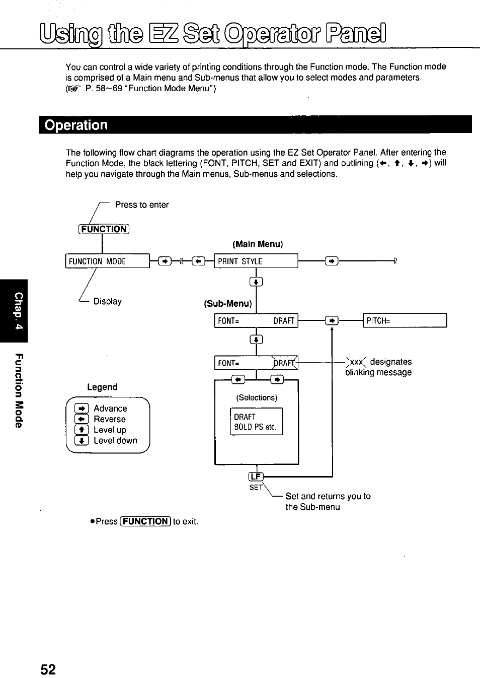 Operation | Panasonic KX-P3124 User Manual | Page 52 / 123