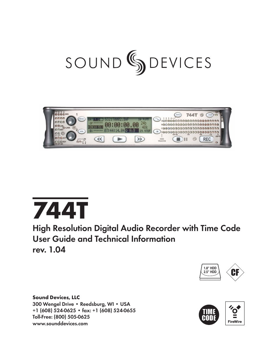 Panasonic 744T User Manual | 64 pages